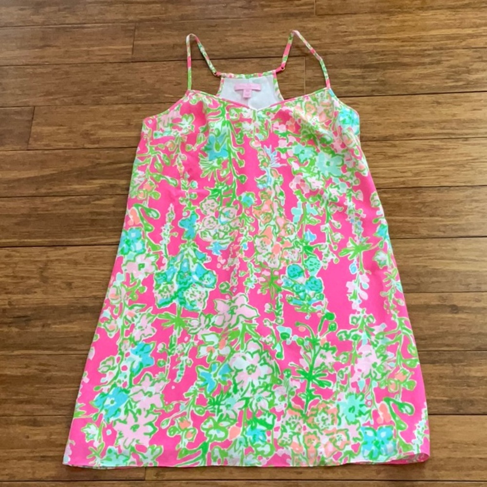 Lilly Pulitzer silk slip dress